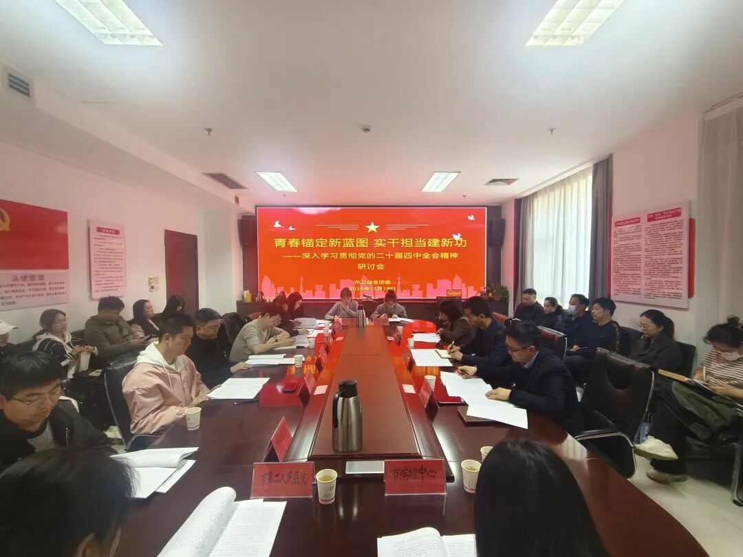 深学细悟全会精神 青春建功健康事业丨市卫健系统团组织召开党的二十届四中全会精神学习研讨会